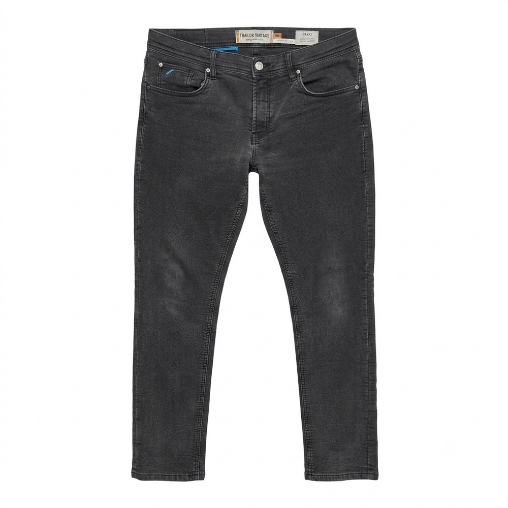 Tailor Vintage Canaan Slim Fit Pants Mens 36x32 Charcoal‎ Gray Comfort Stretch
